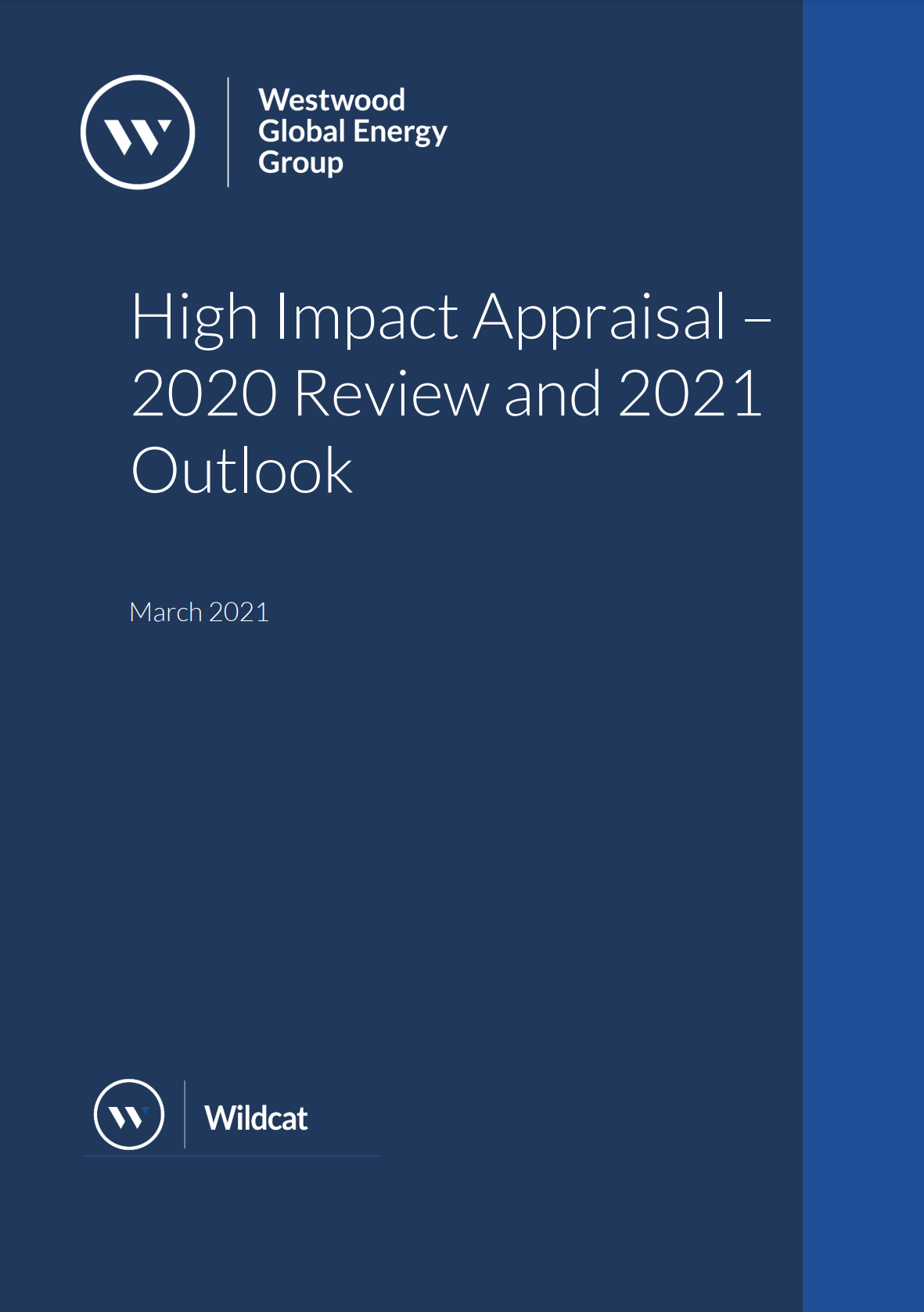 High Impact Appraisal - 2020 Review and 2021
