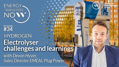 Energy Transition Now Podcast, Episode 34 - Hydrogen Cover