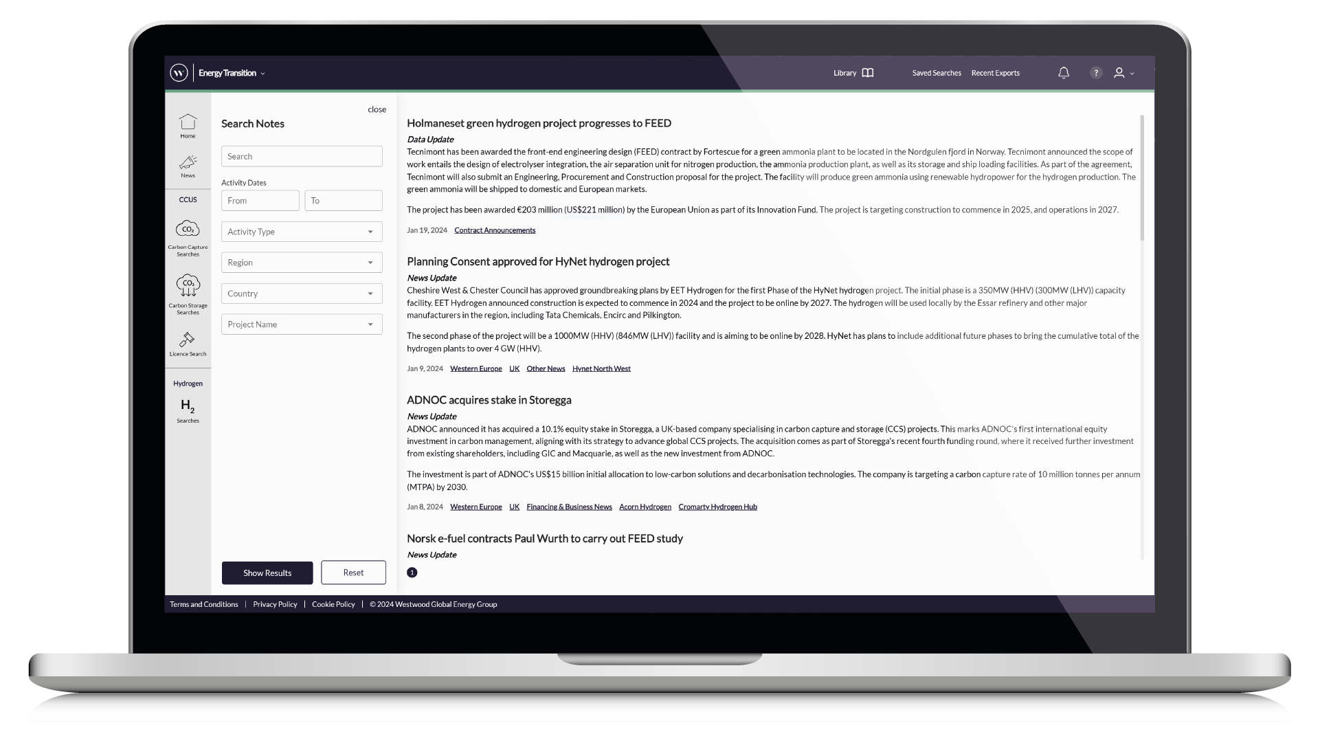 Hydrogen Screenshot - News & Insights